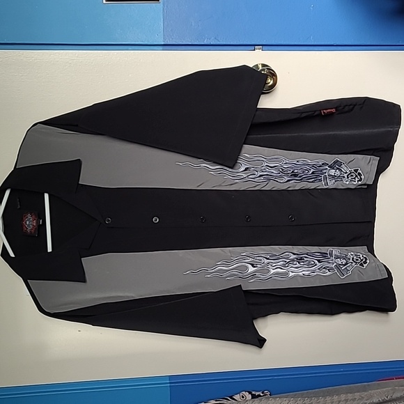 Dragonfly Roadhouse Mens Vintage Button-up Shirt - Picture 1 of 5